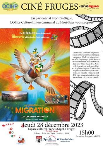 Affiche Dessin animé Migration