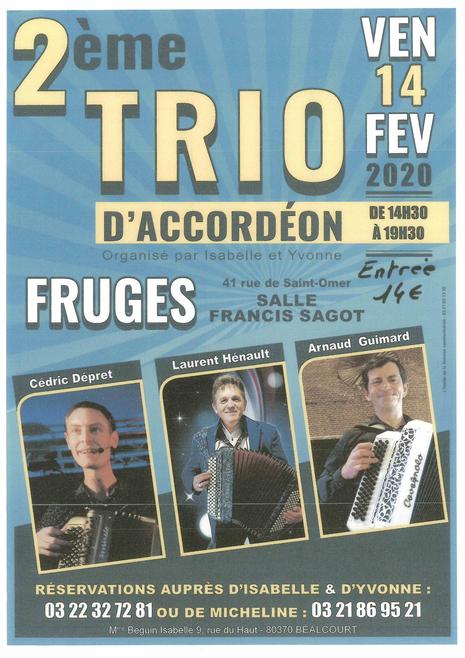 2ème Trio d'Accordéon - Ven 14 février 2019