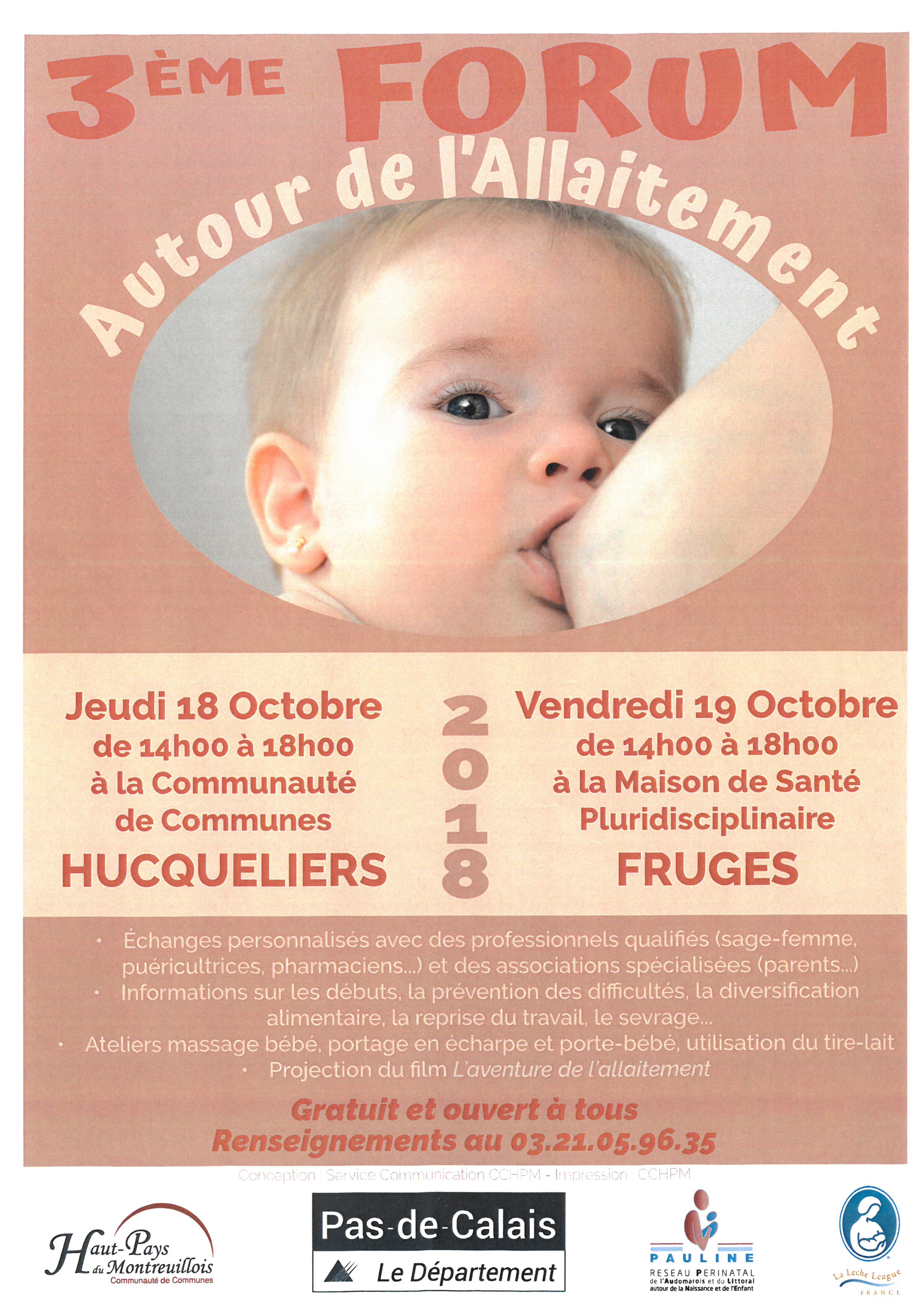 3ème forum autour de l'allaitement - 19/10/2018