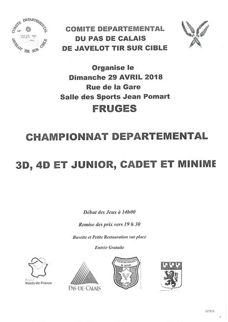 Championnat Javelot - 29/04/2018