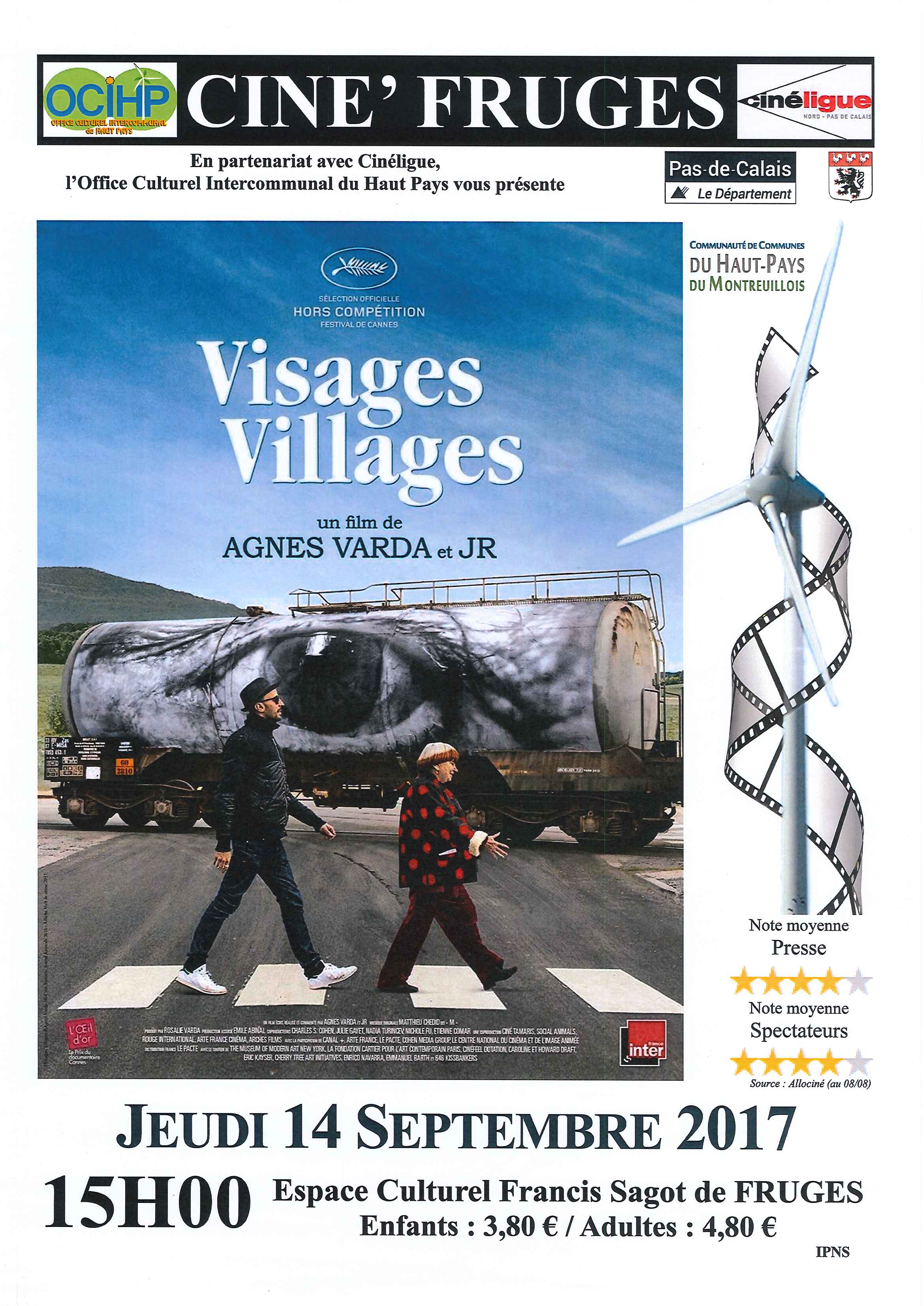 Ciné Fruges - Visages villages