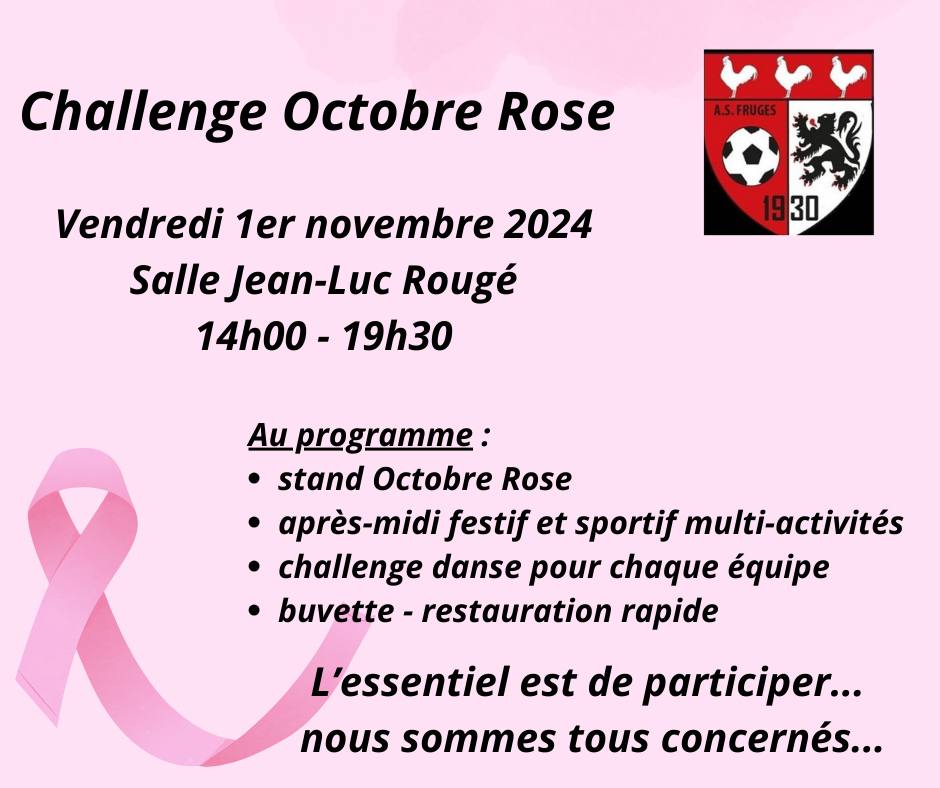 asf octobre rose