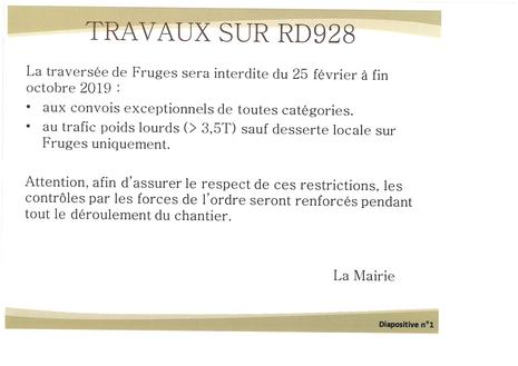 Travaux RD928 - 1